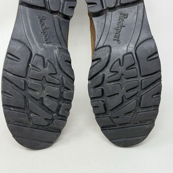 Rockport Waterproof Chukka Boots Mens 13 N Narrow Brown Leather Preppy Gorpcore - Picture 16 of 16